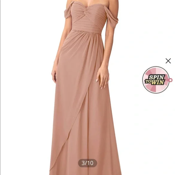 sachin and babi light blue dress Azazie Bridesmaid Dress Try-On Guide main image 0